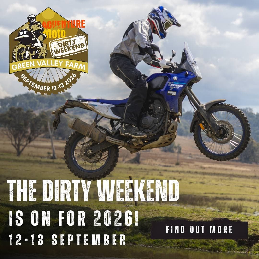 Dirty Weekend 2026 adventure motorcycle event