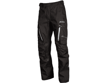 Black adventure motorcycle pants